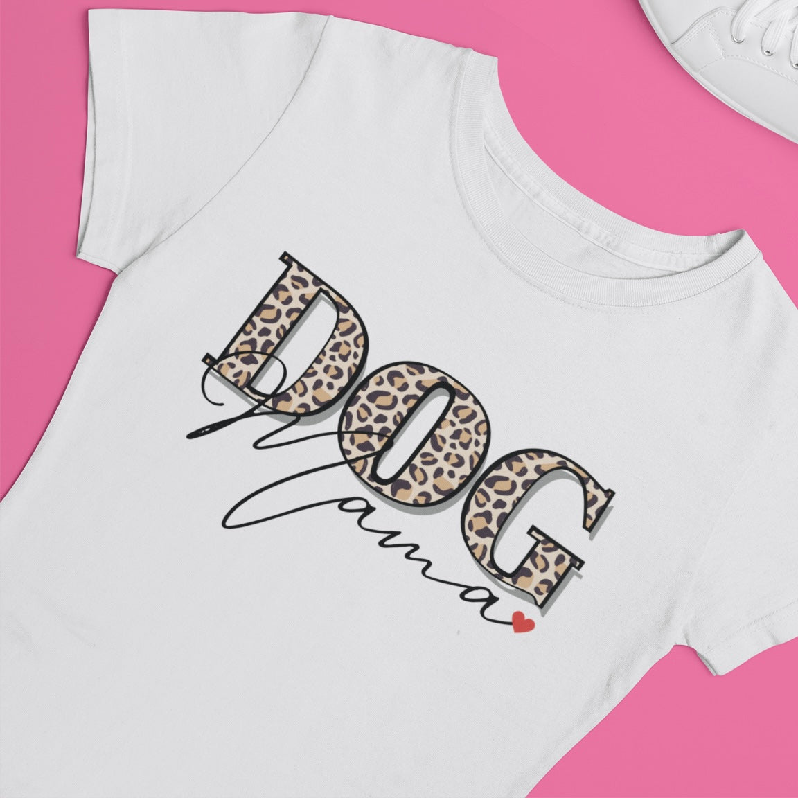 DOG MAMA WHITE TEE