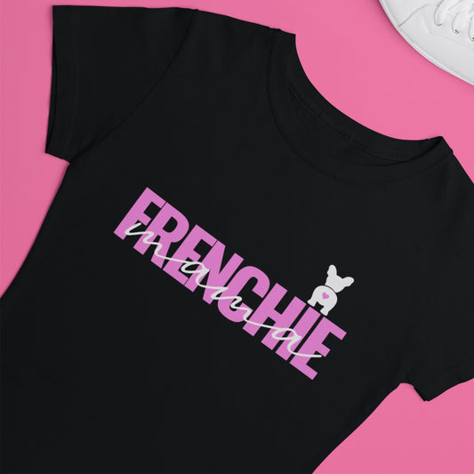 FRENCHIE MAMA BLACK TEE