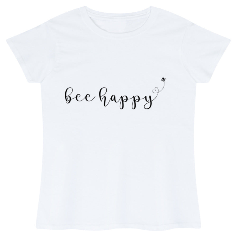 BEE HAPPY WHITE TEE