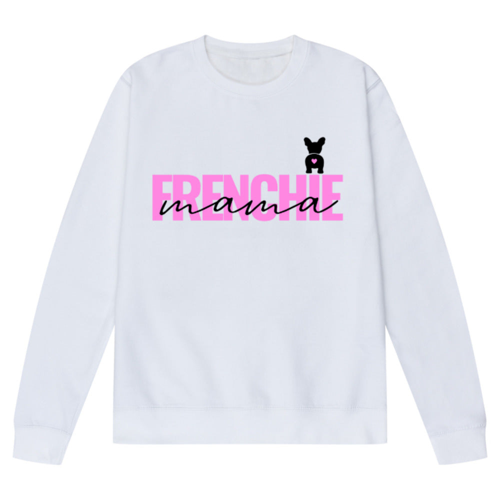 FRENCHIE MAMA WHITE SWEAT