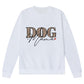 DOG MAMA WHITE SWEAT