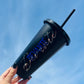 BLACK PERSONALISED COLD CUP